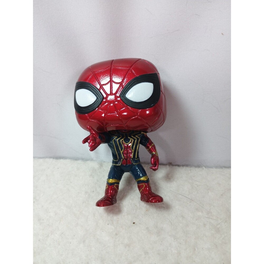 Funko Pop Spider-Man Iron Spider Bobblehead Marvel Avengers Figure Loose 4"Funko